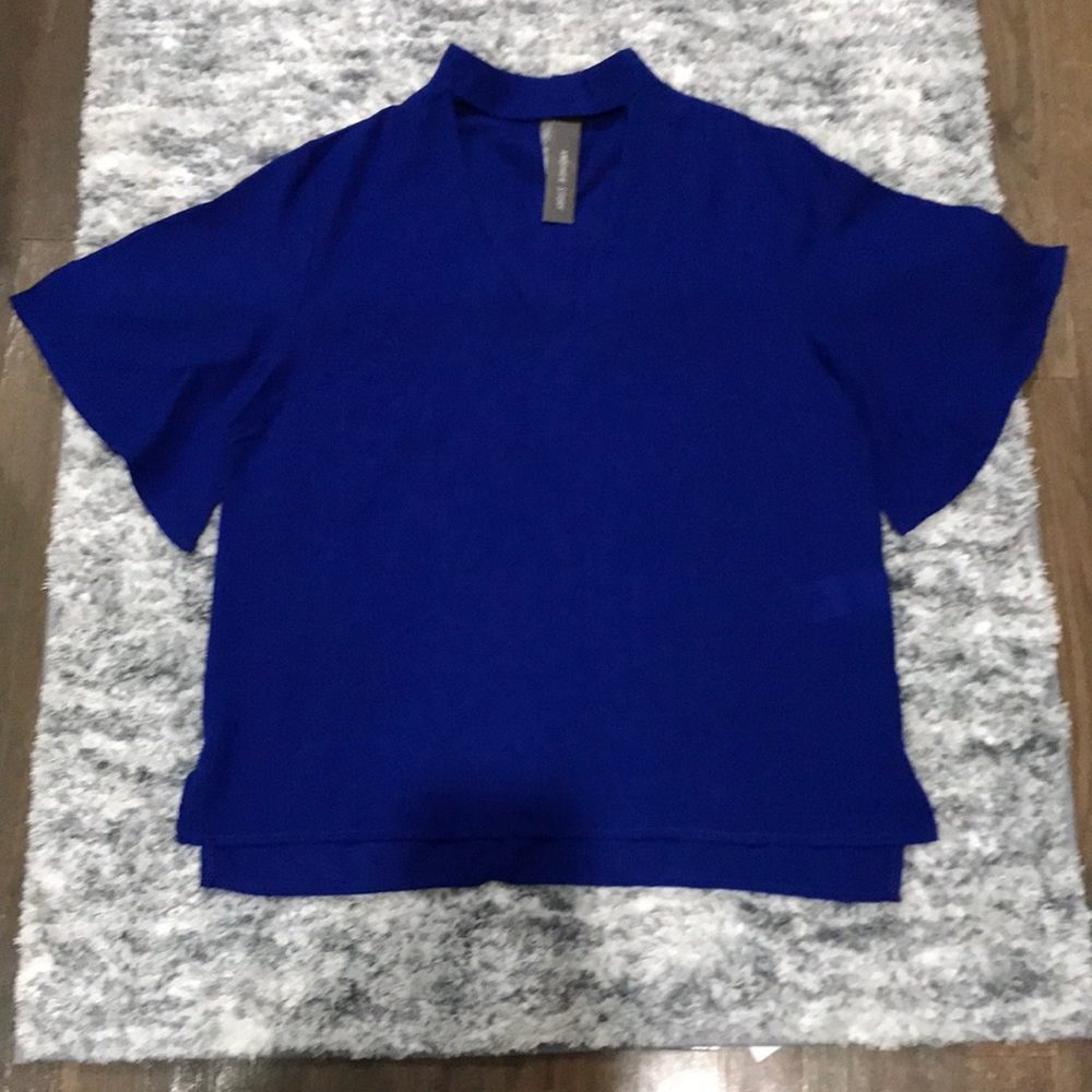 NWT Dressy Flare Sleeve Shirt